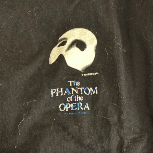 Vintage Original Phantom of the Opera Local Crew Shirt RARE XL - Picture 3 of 6